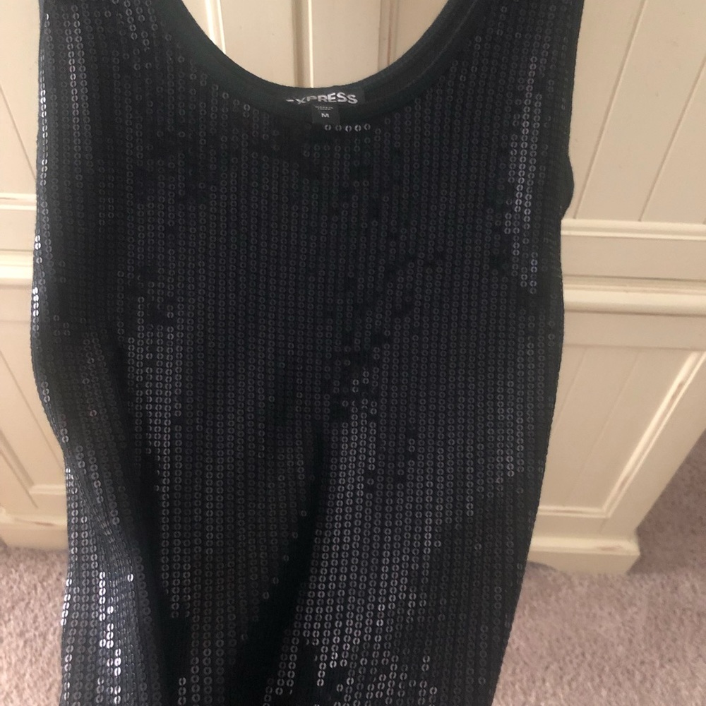 EXPRESS sequin tank. - Picture 3 of 3